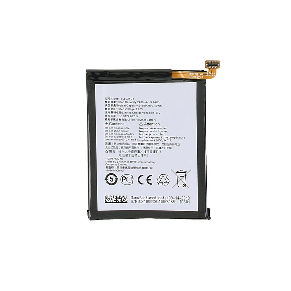 Fixist Alcatel Shine Lite 5080x ile Uyumlu İthal Pil TLP024CC Fixist Alcatel Shine Lite 5080x ile Uyumlu İthal Pil TLP024CC