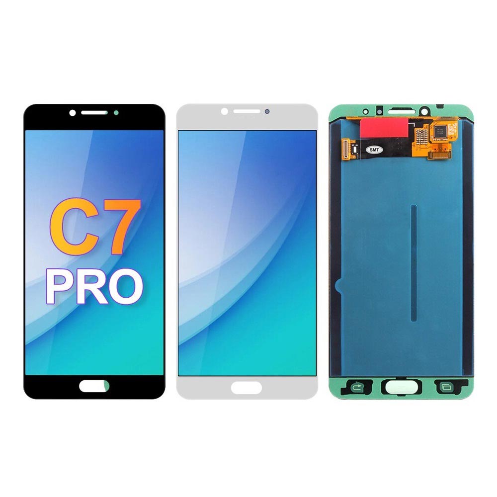 Samsung Galaxy C7 Pro C7010 ile Uyumlu Oled Ekran Dokunmatik